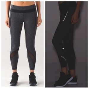 EUC Lululemon Inspire II Luxtreme 7/8 Heather Gray